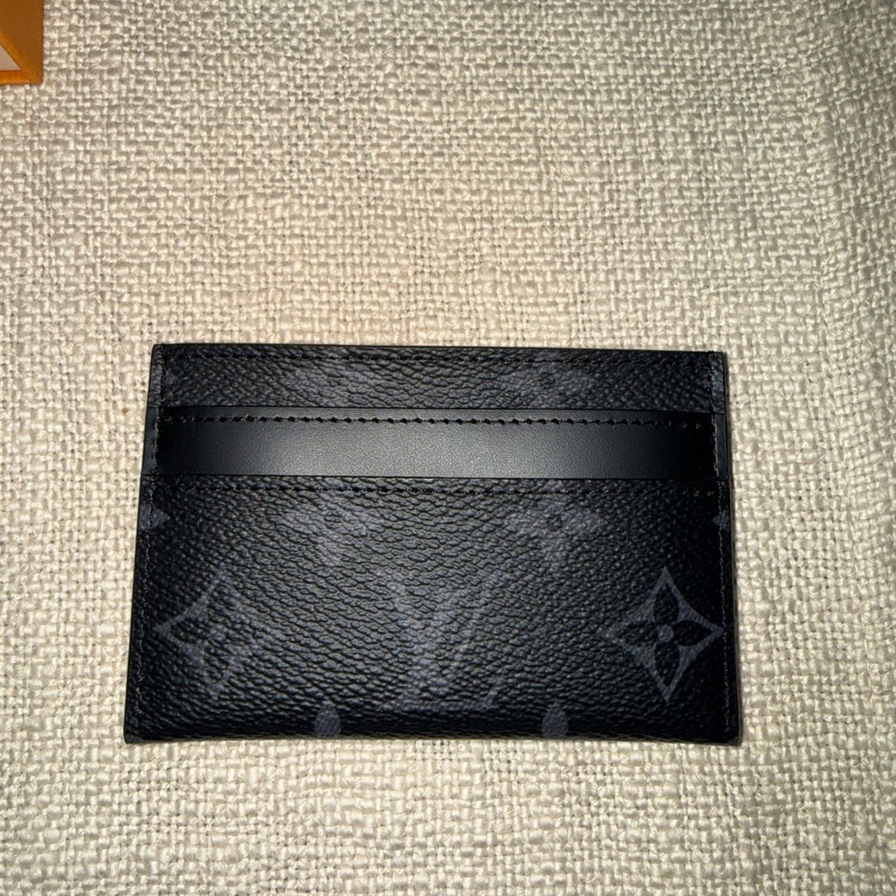 Louis Vuitton double card holder monogram eclipse - Picture 2 of 5